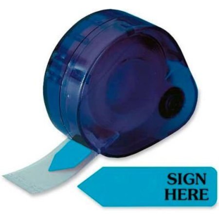 REDI-TAG Redi-Tag® "Sign Here" Arrow Flags, 1-7/8" x 9/16", Blue, 120 Flags/Dispenser 81034